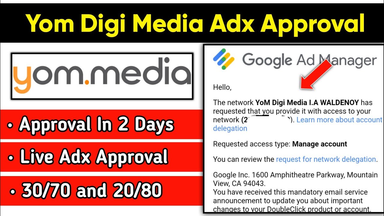 Yom Digi Media account activation